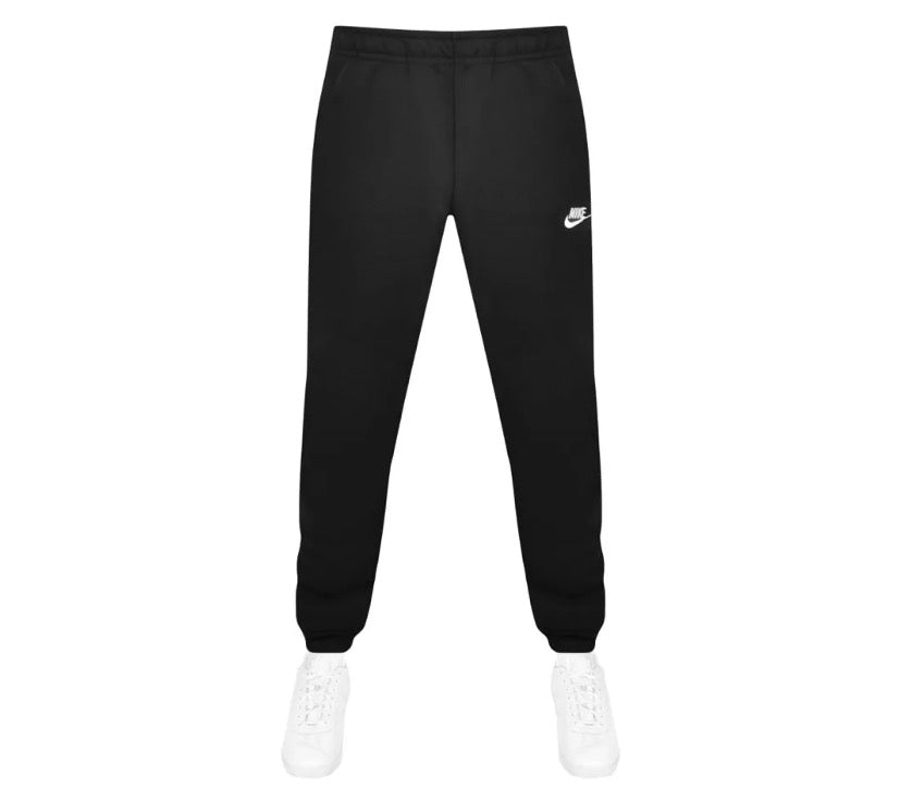 club jogging bottoms black