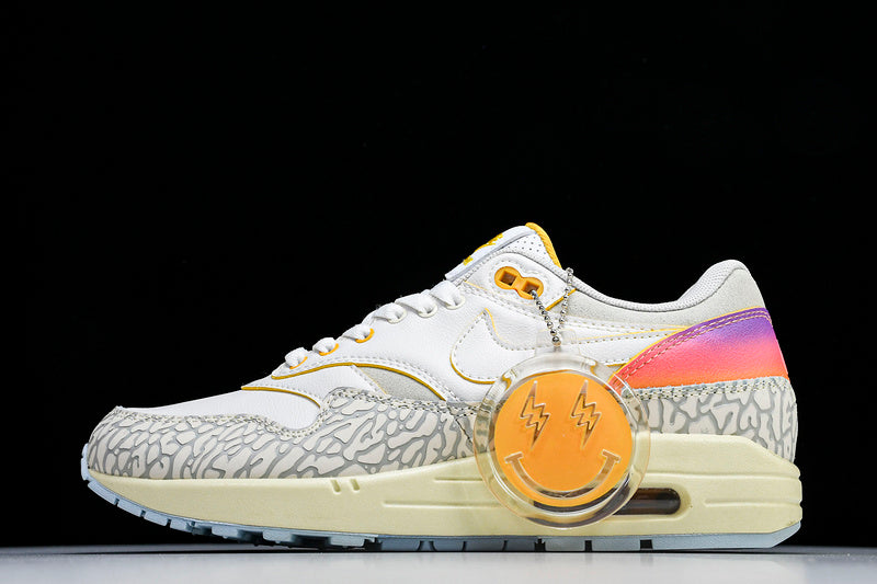 Air Max 1 WHITE/GREY/GOLD/PINK
