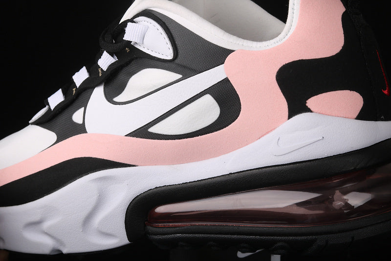 AIR MAX 270 REACT BLACK/WHITE-BLEACHED CORAL-METALLIC