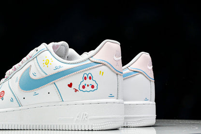 WMNS  Air Force 1 WHITE/BLUE/PINK