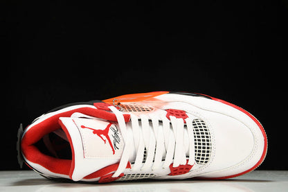 Air Jordan 4s RETRO OG WHITE/BLACK