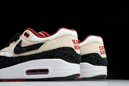 Air Max 1 WHITE/GREY/BLACK/RED