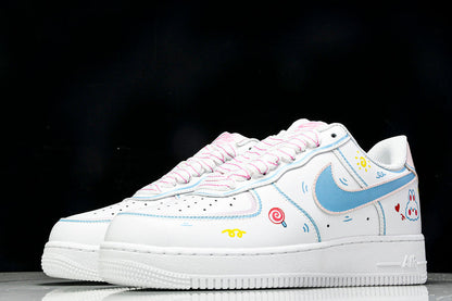 WMNS  Air Force 1 WHITE/BLUE/PINK