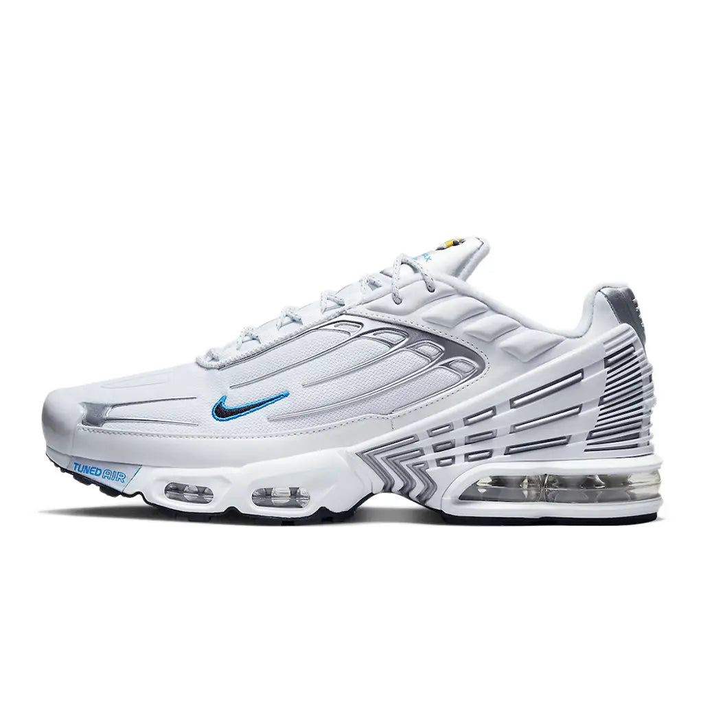 TN Air Max Plus 3 White Silver Blue