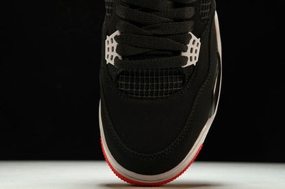 Air Jordan 4s RETRO BRED BLACK/FIRE RED