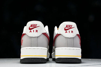 Air Force 1 LOW WHITE/GRE/RED/GOLD