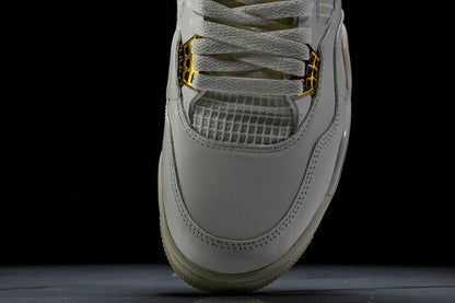 Air Jordan 4s RETRO METALLIC GOLD SAIL