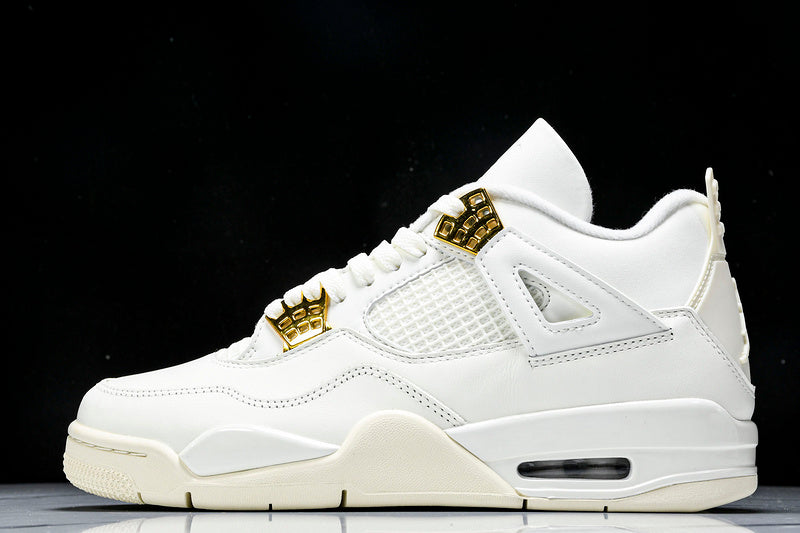 Air Jordan 4s RETRO METALLIC GOLD SAIL