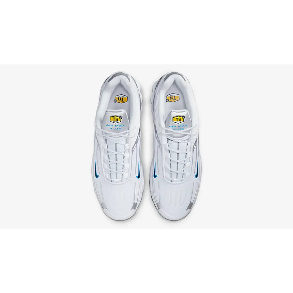 TN Air Max Plus 3 White Silver Blue