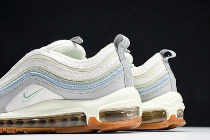 WMNS  Air Max 97 COCONUT MILK/ENAMEL GREEN/WORN BLUE