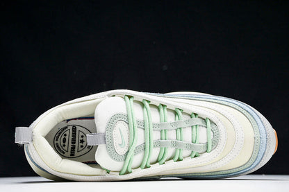 WMNS  Air Max 97 COCONUT MILK/ENAMEL GREEN/WORN BLUE
