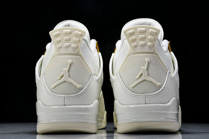 Air Jordan 4s RETRO METALLIC GOLD SAIL