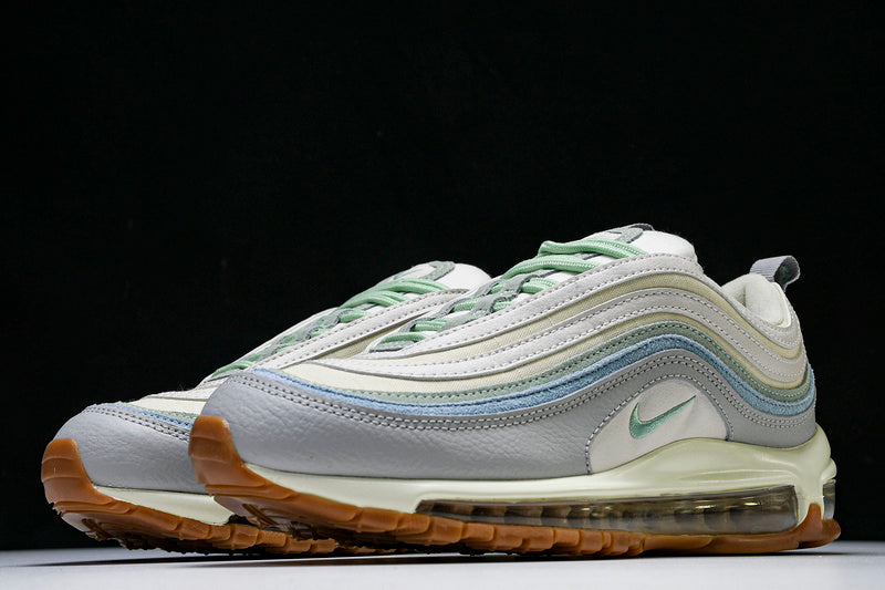 WMNS  Air Max 97 COCONUT MILK/ENAMEL GREEN/WORN BLUE