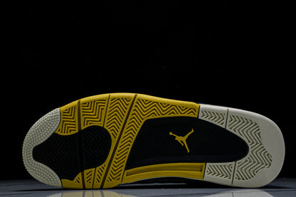 Air Jordan 4s VIVID SULFUR WHITE