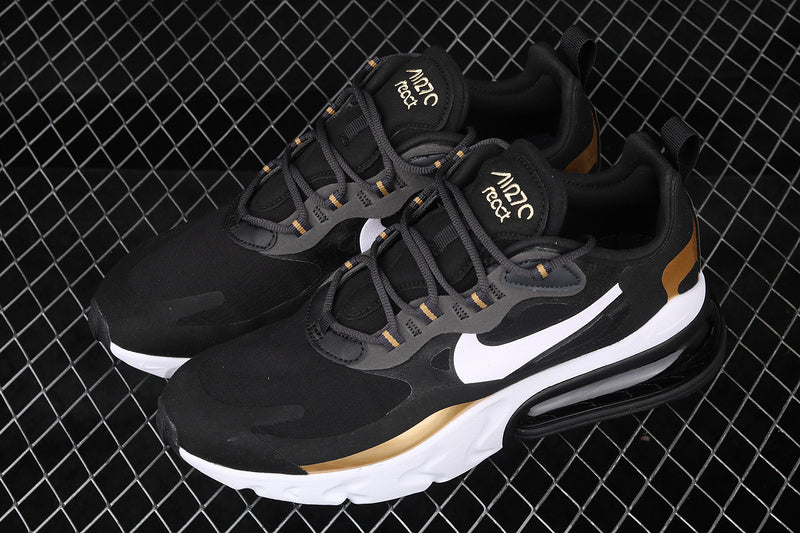 AIR MAX 270 REACT BLACK/WHITE/GOLD