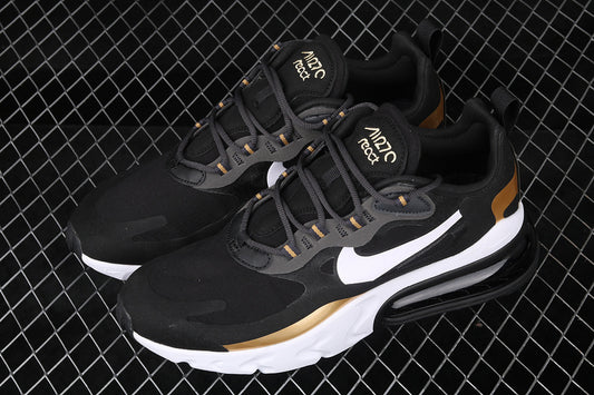 AIR MAX 270 REACT BLACK/WHITE/GOLD