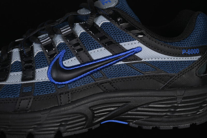 P-6000 PRM CASUAL SPORTS DAD SHOES BLACK/BLUE