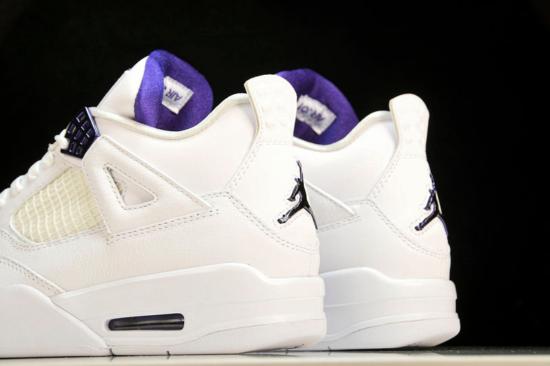 Air Jordan 4s RETRO WHITE/COURT PURPLE