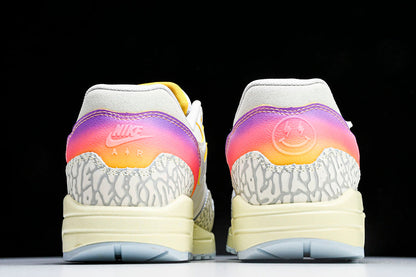 Air Max 1 WHITE/GREY/GOLD/PINK