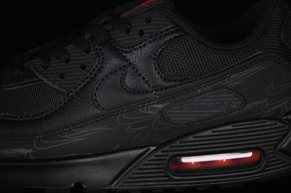 AIR MAX 90 BLACK REFLECTIVE BLACK/BLACK/LIGHT