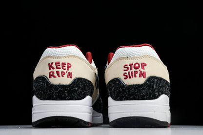 Air Max 1 WHITE/GREY/BLACK/RED