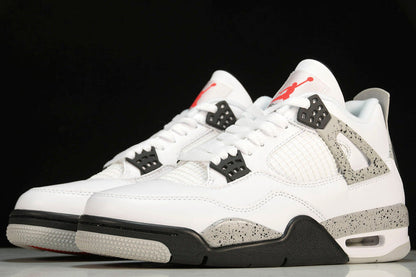 Air Jordan 4s RETRO OG WHITE/FIRE