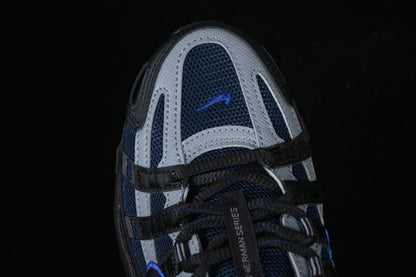 P-6000 PRM CASUAL SPORTS DAD SHOES BLACK/BLUE