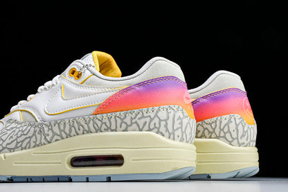 Air Max 1 WHITE/GREY/GOLD/PINK