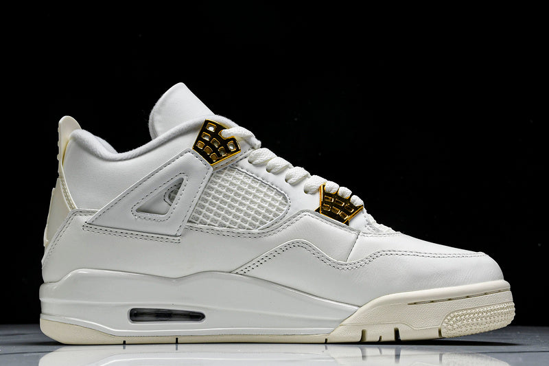Air Jordan 4s RETRO METALLIC GOLD SAIL
