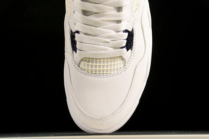 Air Jordan 4s RETRO WHITE/COURT PURPLE