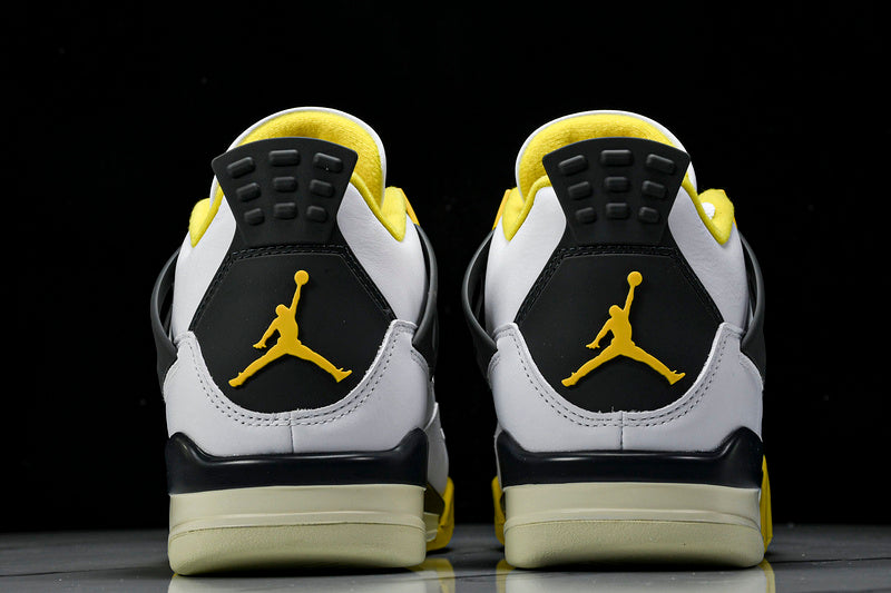 Air Jordan 4s VIVID SULFUR WHITE