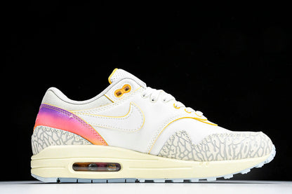 Air Max 1 WHITE/GREY/GOLD/PINK