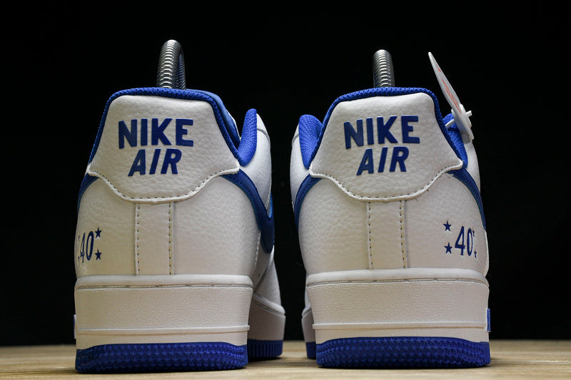 Air Force 1 Low White Royal blue 40 edition