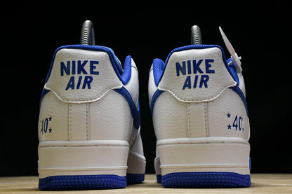 Air Force 1 Low White Royal blue 40 edition
