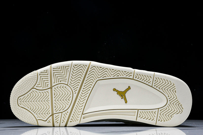 Air Jordan 4s RETRO METALLIC GOLD SAIL