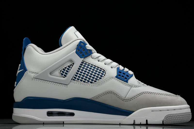 Air Jordan 4s RETRO MILITARY BLUE OFF-WHITE