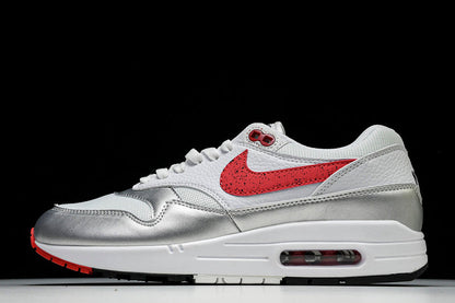 Air Max 1 WHITE/SILVER/RED