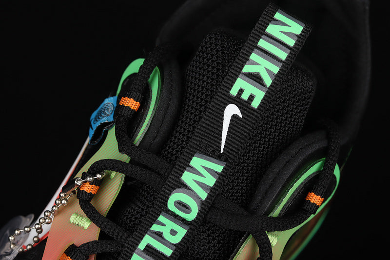 AIR MAX 270 REACT WORLDWIDE PACK BLACK/GREEN STRIKE/FLASH