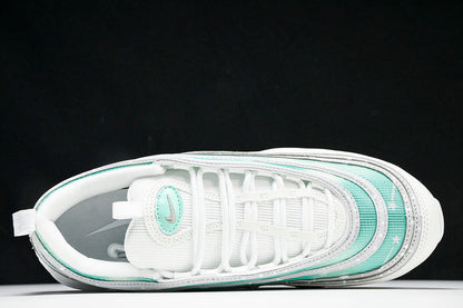 WMNS  Air Max 97 WHITE/WOLF GREY-BLACK/GREEN