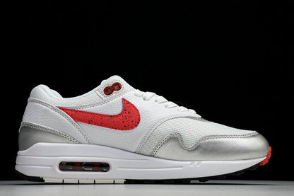 Air Max 1 WHITE/SILVER/RED