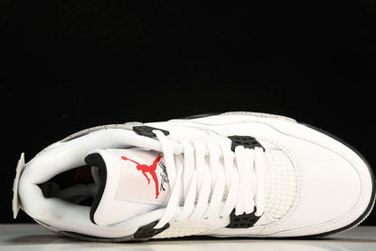 Air Jordan 4s RETRO OG WHITE/FIRE
