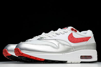 Air Max 1 WHITE/SILVER/RED