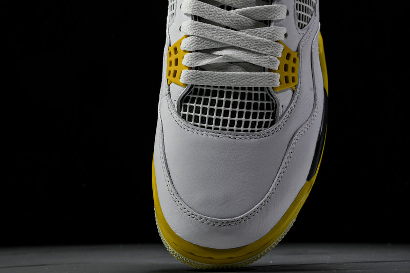 Air Jordan 4s VIVID SULFUR WHITE