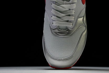 Air Max 1 WHITE/SILVER/RED