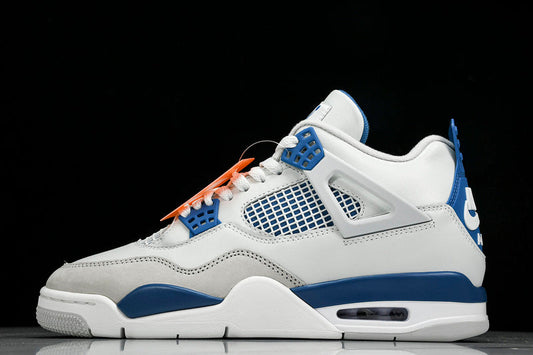 Air Jordan 4s RETRO MILITARY BLUE OFF-WHITE