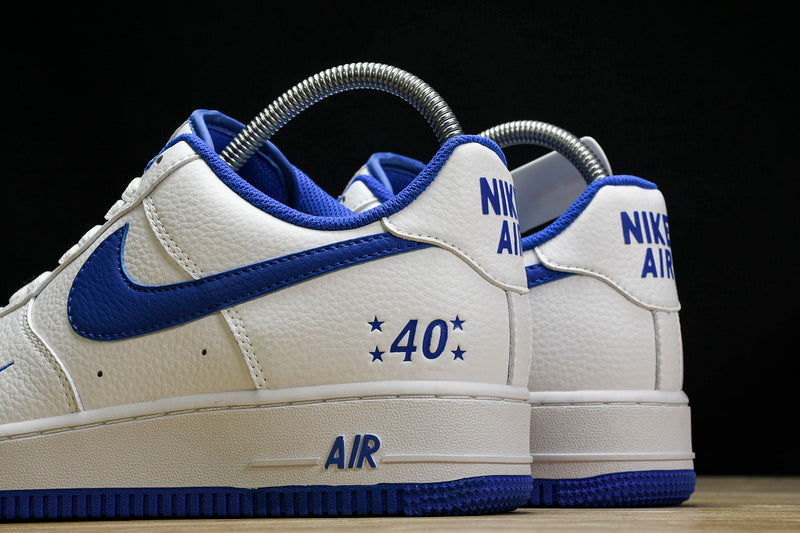 Air Force 1 Low White Royal blue 40 edition