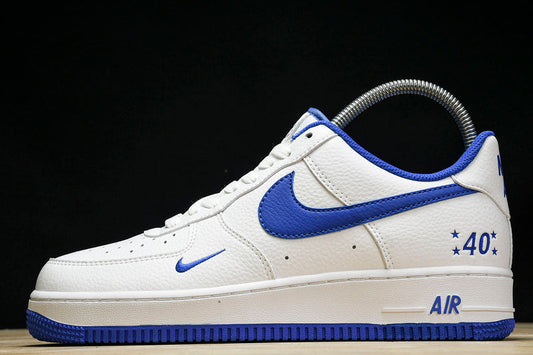 Air Force 1 Low White Royal blue 40 edition
