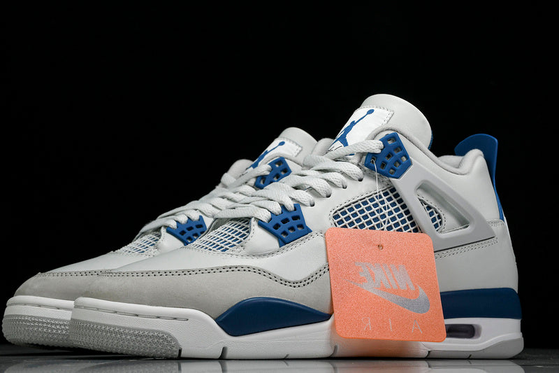Air Jordan 4s RETRO MILITARY BLUE OFF-WHITE