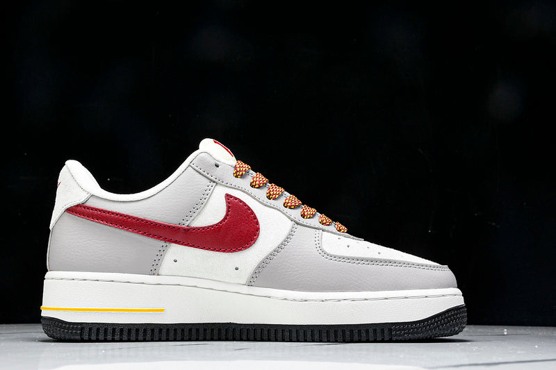 Air Force 1 LOW WHITE/GRE/RED/GOLD