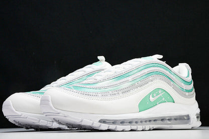 WMNS  Air Max 97 WHITE/WOLF GREY-BLACK/GREEN
